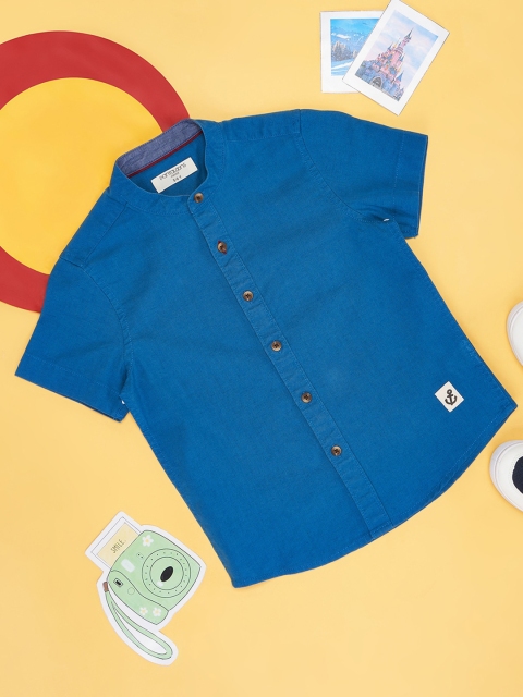 Pantaloons Junior Boys Spread Collar Casual Shirt