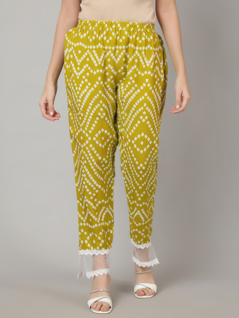 SAK JAIPUR Women Ethnic Motifs Printed Ethnic Palazzos