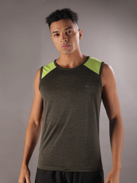 Force NXT Men Microfiber Anti Viral Anti Odour Cool Sports Muscle T-Shirt