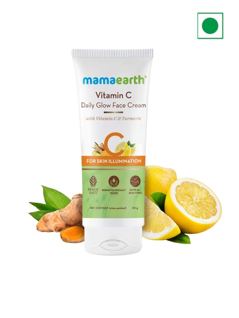 Mamaearth Set Of 2 Vitamin C Daily Glow Face Cream For Skin Illumination - 80g Each - Image 2