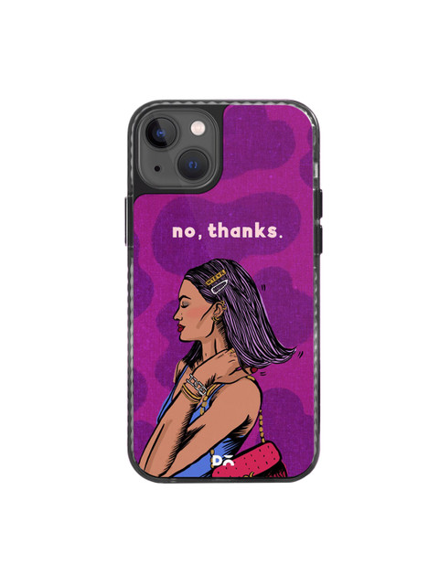 DailyObjects Unisex No thanks Stride iPhone 14 Phone Case Cover - Image 2