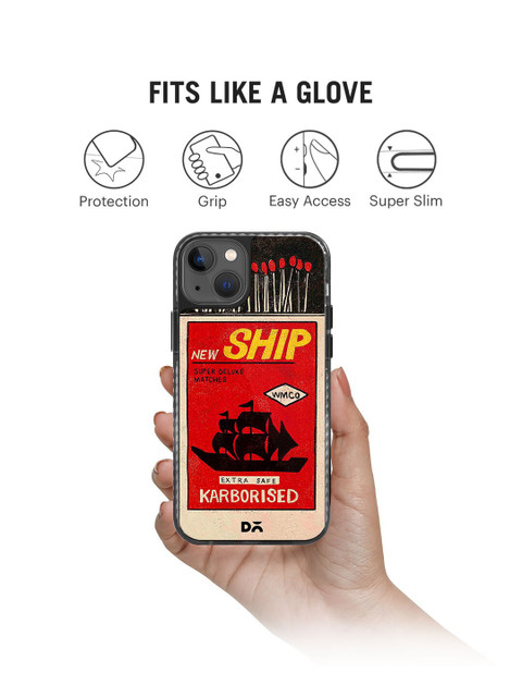 DailyObjects Printed Matchbox iphone 15 Phone Back Case - Image 5