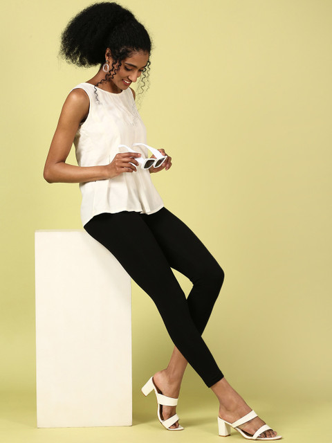De Moza Cotton Ankle-Length Leggings - Image 5
