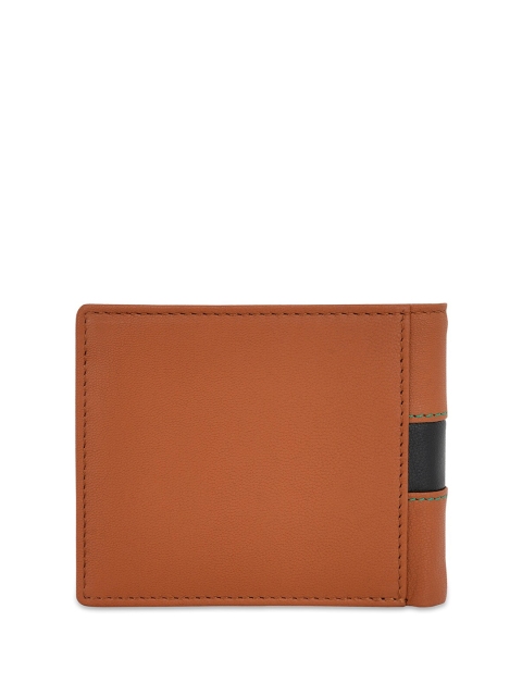 United Colors of Benetton Men Colorblocked Leather Two Fold Wallet - Image 3