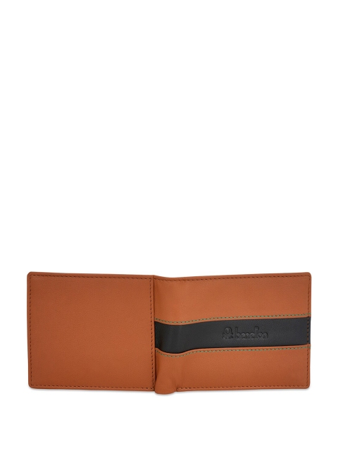 United Colors of Benetton Men Colorblocked Leather Two Fold Wallet - Image 6