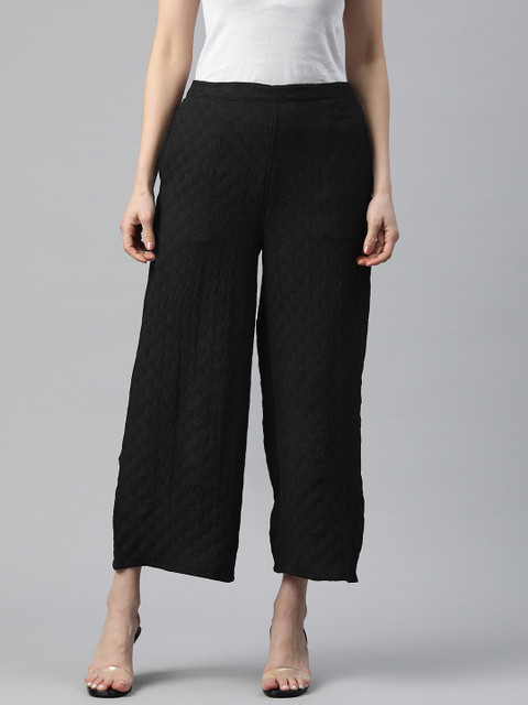 Readiprint Checked Self Design Ethnic Palazzos