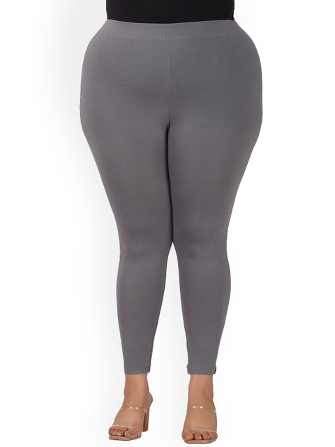 indian flower Plus-Size Ankle-Length Leggings
