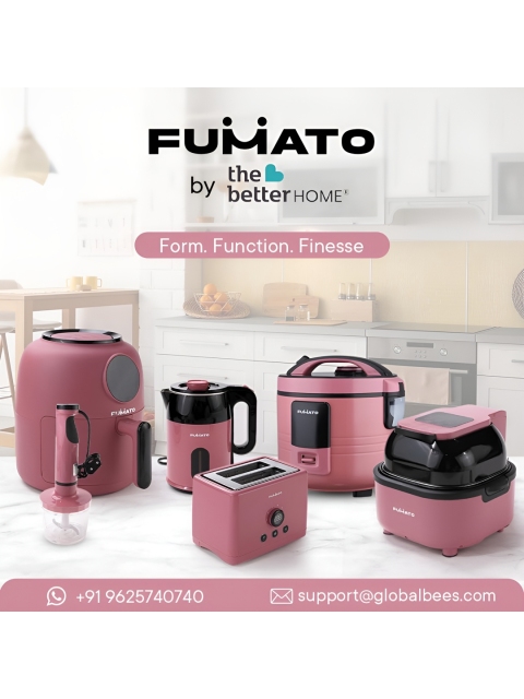 The Better Home FUMATO Pink & Black 4 In 1 Portable Electric Hand Blender - Image 4