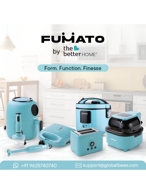 The Better Home Blue & Black Aluminium Electric Rice Cooker - Image 6