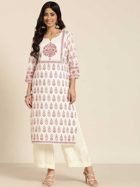 HERE&NOW Floral Printed Kurta