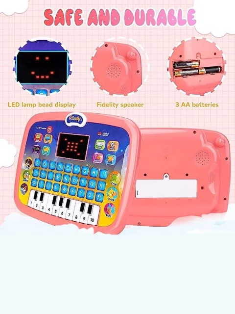 ADKD Kids Fun Tablet Educational Learning Toy with Piano - Image 3