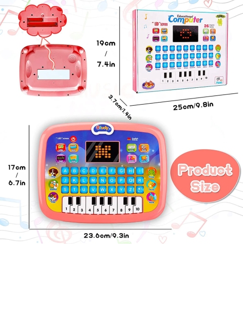 ADKD Kids Fun Tablet Educational Learning Toy with Piano - Image 7