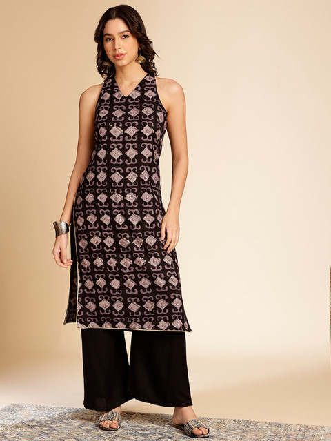 Anouk Ethnic Motifs Printed Kurta - Image 6