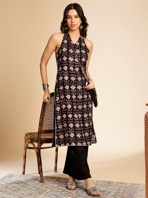 Anouk Ethnic Motifs Printed Kurta