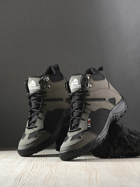 Leo's Fitness Shoes Men Mid Top Canvas Sneakers