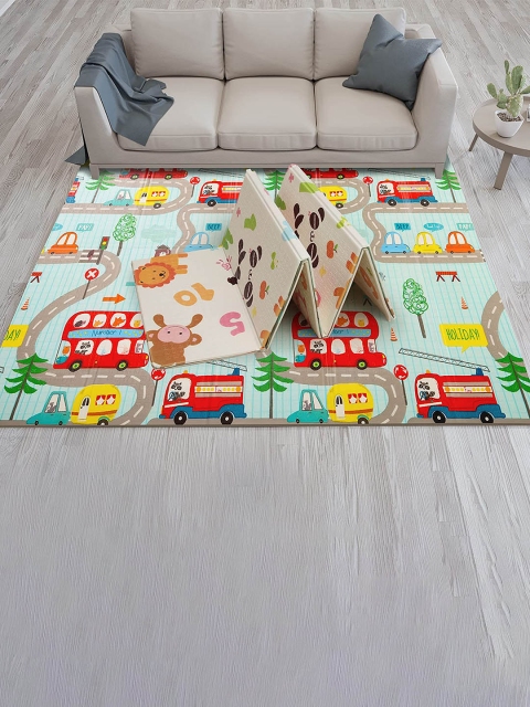 ADKD Kids Waterproof & Foldable Reversible Crawling Play Mat