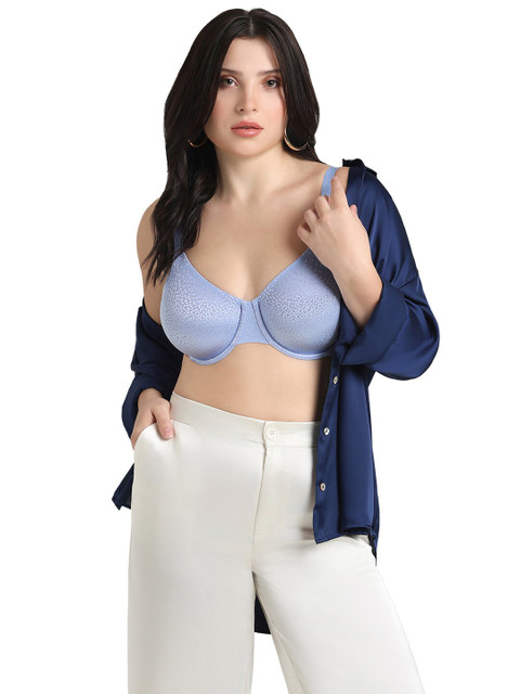 Wacoal Plus Size Self Design Full Coverage Underwired Rapid-Dry Everyday Bra With All Day Comfort - Image 5