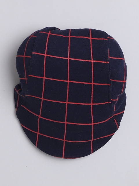 BUMZEE Boys Checked Pure Cotton Shirt & Shorts With Bow Suspender & Cap - Image 6