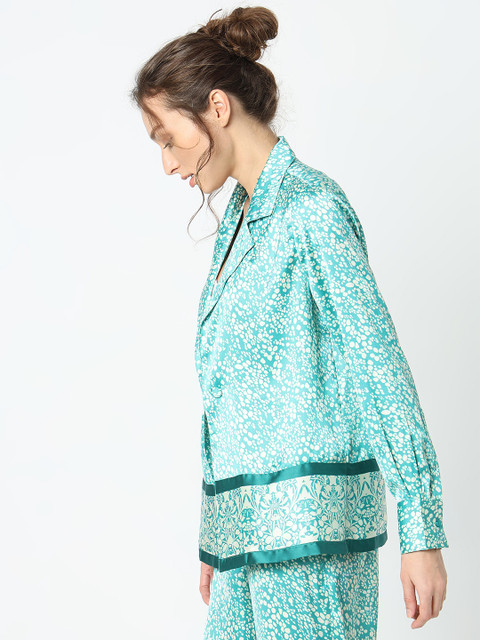 Vero Moda Floral Printed Single Breasted Casual Blazer - Image 4