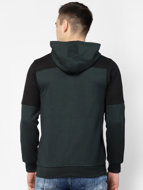 Kalt Colourblocked Hooded Fleece Front-Open Sweatshirt - Image 4