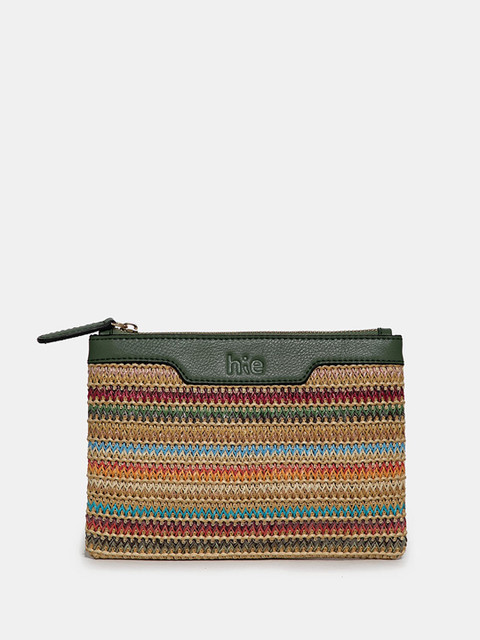 HIE Textured Jute Pouch