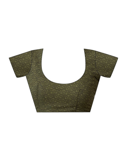 KALINI Geometric Printed Maheshwari Saree - Image 7