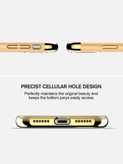 Alexvyan 3 In 1 Non Slip Matte Surface With Electroplate Frame iPhone 13 Mobile Back Case - Image 6