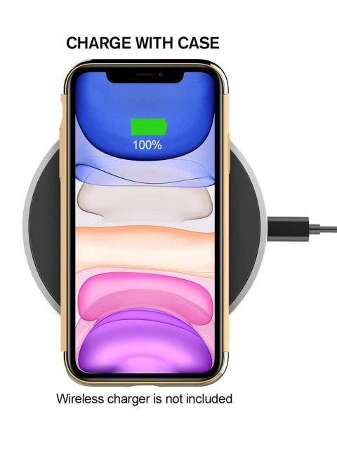 Alexvyan 3 In 1 Non Slip Matte Surface With Electroplate Frame iPhone 13 Mobile Back Case - Image 2