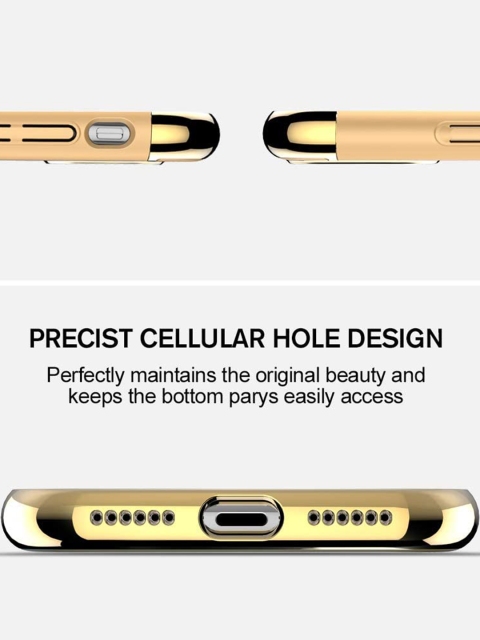 Alexvyan 3 In 1 Non Slip Matte Surface With Electroplate Frame iPhone 13 Mobile Back Case - Image 6