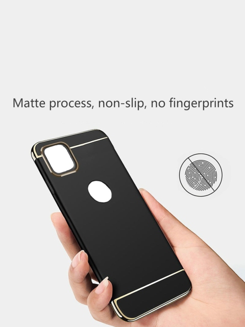 Alexvyan 3 In 1 Non Slip Matte Surface With Electroplate Frame iPhone 14 Mobile Back Case - Image 5