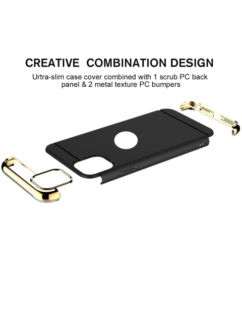 Alexvyan 3 In 1 Non Slip Matte Surface With Electroplate Frame iPhone 14 Mobile Back Case - Image 6