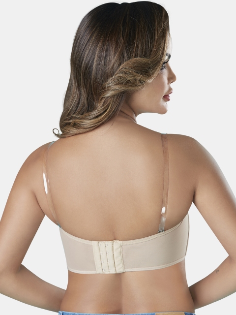 Sonari Medium Coverage Removable Padding Bandeau Bra With Side Bone - Image 3