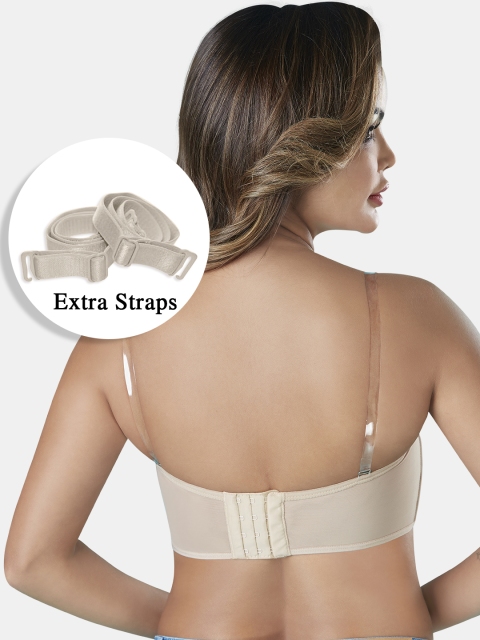 Sonari Medium Coverage Removable Padding Bandeau Bra With Side Bone - Image 6