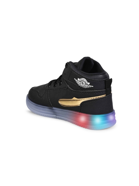 KATS Boys Lightweight Memory Foam Insole LED Sneakers - Image 3