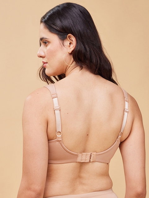 Enamor Non Padded Non-Wired Full Coverage Ultra-Smooth Look Cushioned Straps Everyday Bra - Image 2