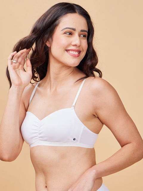 Enamor Padded Non Wired Medium Coverage Seamless Cups & Removable Straps T-Shirt Bra - Image 5