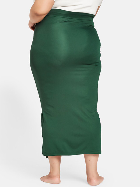 Curves By ZeroKaata Women Plus Size Solid Saree Shapewear Petticoat - Image 4