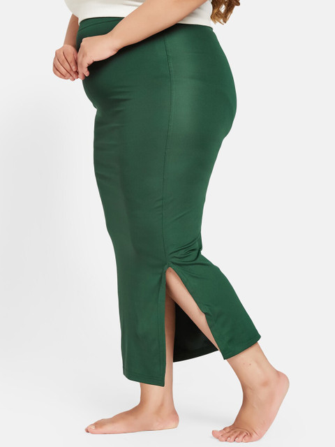 Curves By ZeroKaata Women Plus Size Solid Saree Shapewear Petticoat - Image 3