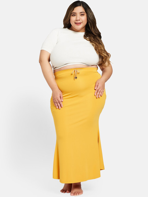 Curves By ZeroKaata Women Plus Size Mermaid Fit Saree Shapewear Petticoat - Image 5