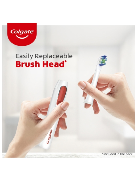 Colgate Proclinical 250R Deep Clean Rechargeable Sonic Electric Toothbrush- White & Maroon - Image 6