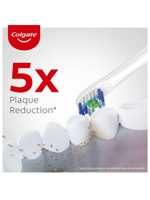 Colgate Proclinical 250R Deep Clean Rechargeable Sonic Electric Toothbrush- White & Maroon - Image 3