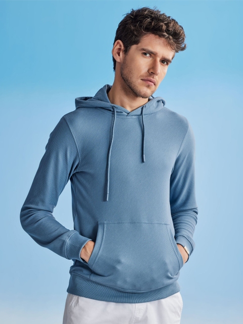 Red Flame Men Hooded Sweatshirt