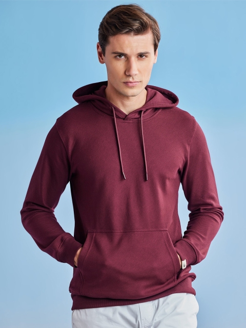 Red Flame Men Hooded Sweatshirt