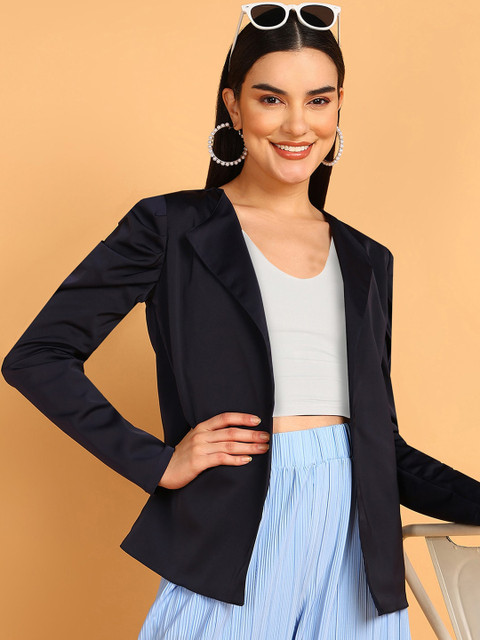 Fashfun Puff Sleeves Single Breasted Blazer - Image 3