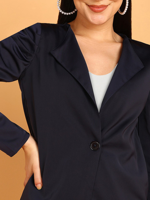 Fashfun Puff Sleeves Single Breasted Blazer - Image 2