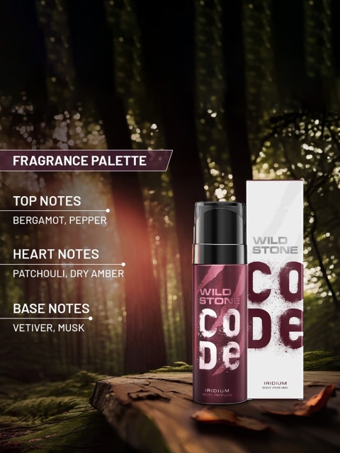 Wild stone Men Set of Code Titanium & Iridium Long Lasting Body Deodorant - 150 ml each - Image 3