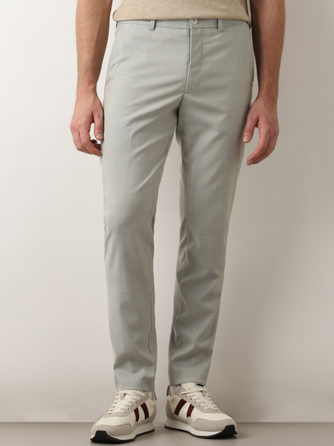 SELECTED Men Slim Fit Mid-Rise Formal Trouser