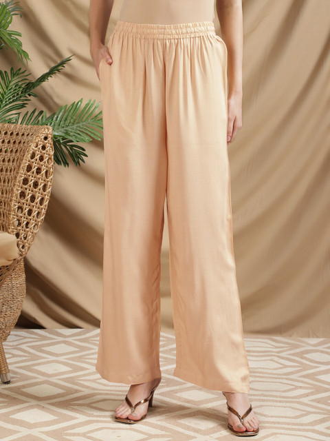 Rangita Wide Leg Ethnic Palazzos