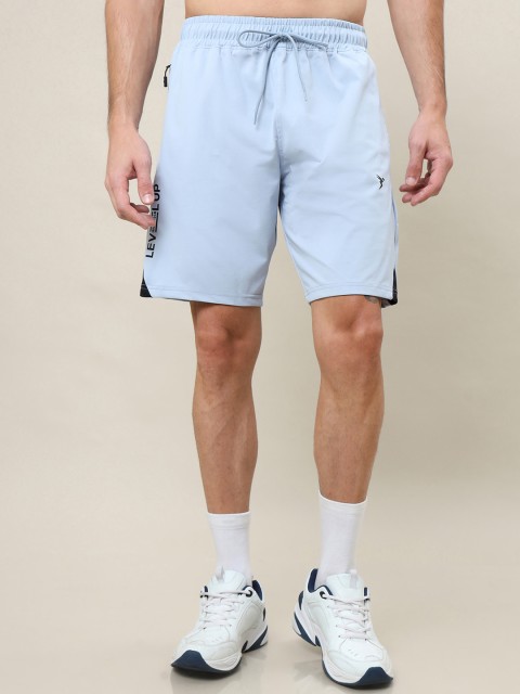 Technosport Men Mid-Rise Antimicrobial Rapid-Dry Sports Shorts