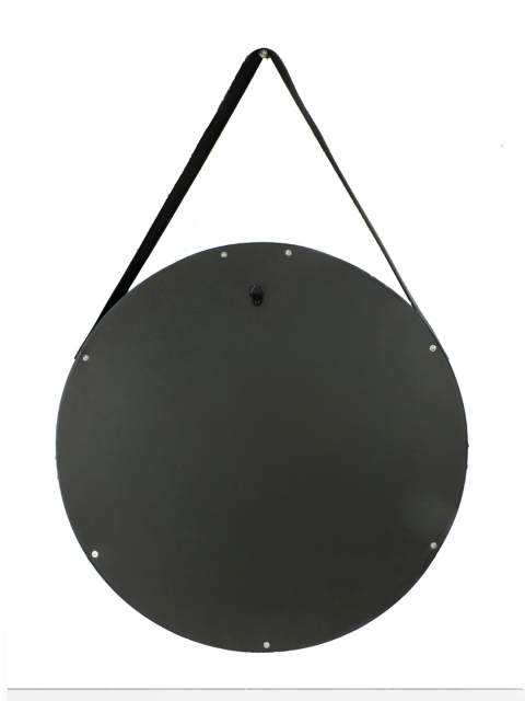 TIED RIBBONS Black Round Shaped Framed Wall Hanging Mirror - Image 5